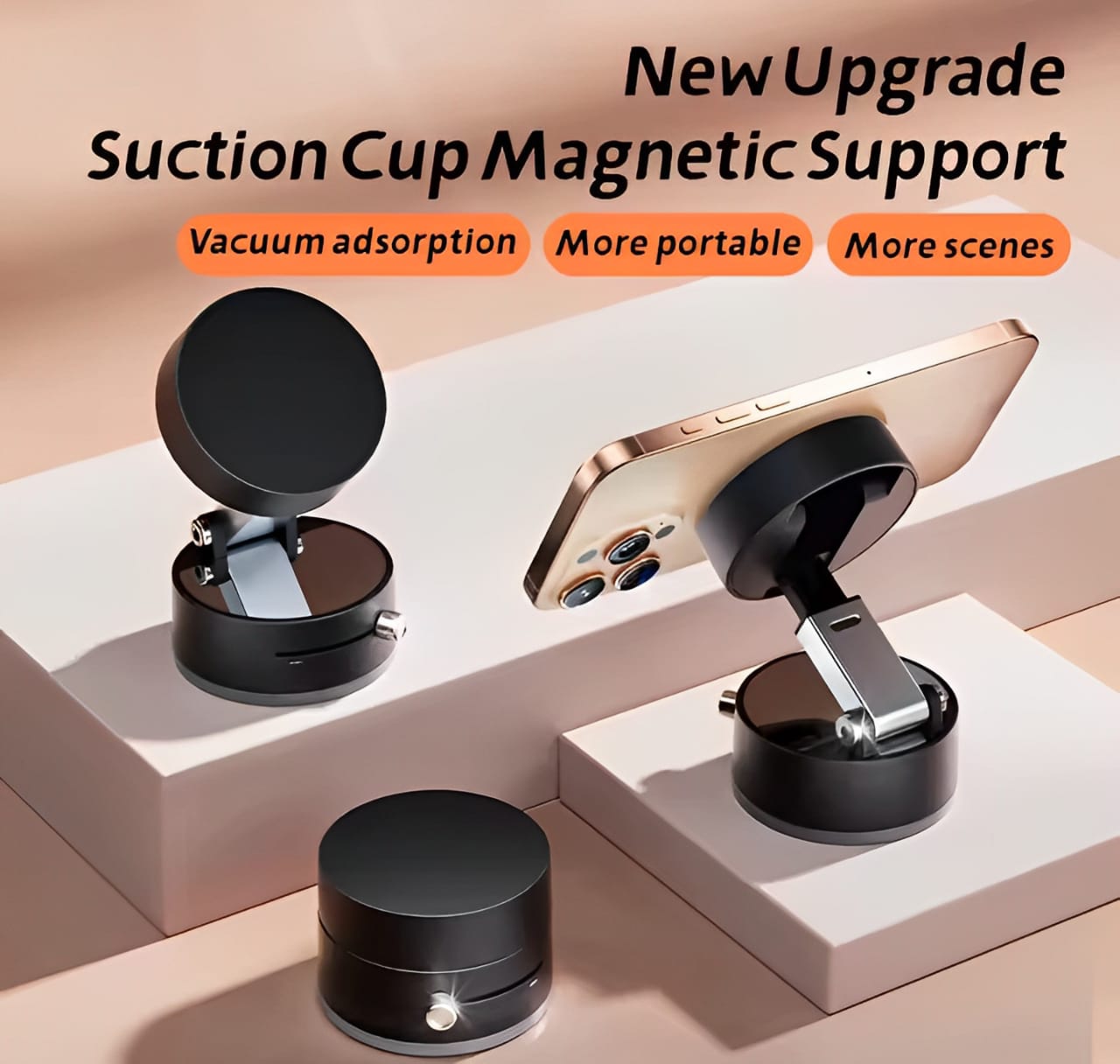Universal Vacuum Magnetic Suction Cup Stand