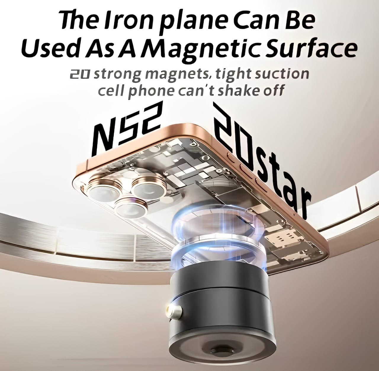 Universal Vacuum Magnetic Suction Cup Stand